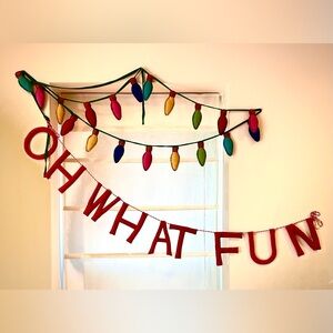 PAIR Felted Holiday Garlands